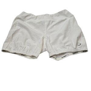 Foray Golf Active Wear White Shorts Biker Compression Pocket Silicone Athletic M